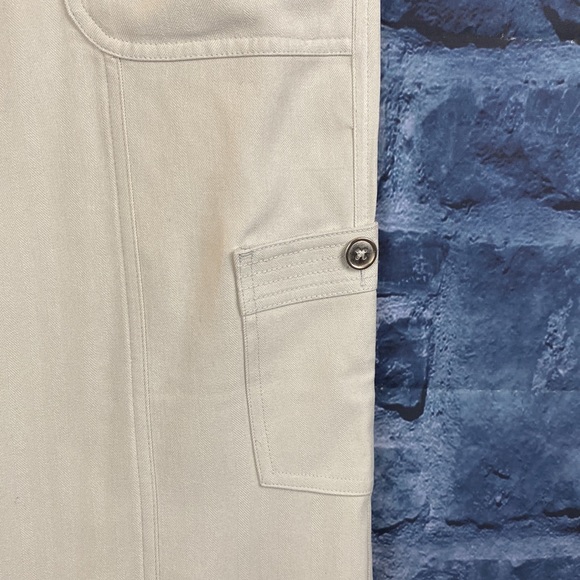 WHBM Silk Cargo Wide Leg Pants - Picture 3 of 10